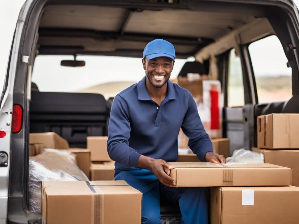 BuyLocate courier preparing packages for delivery